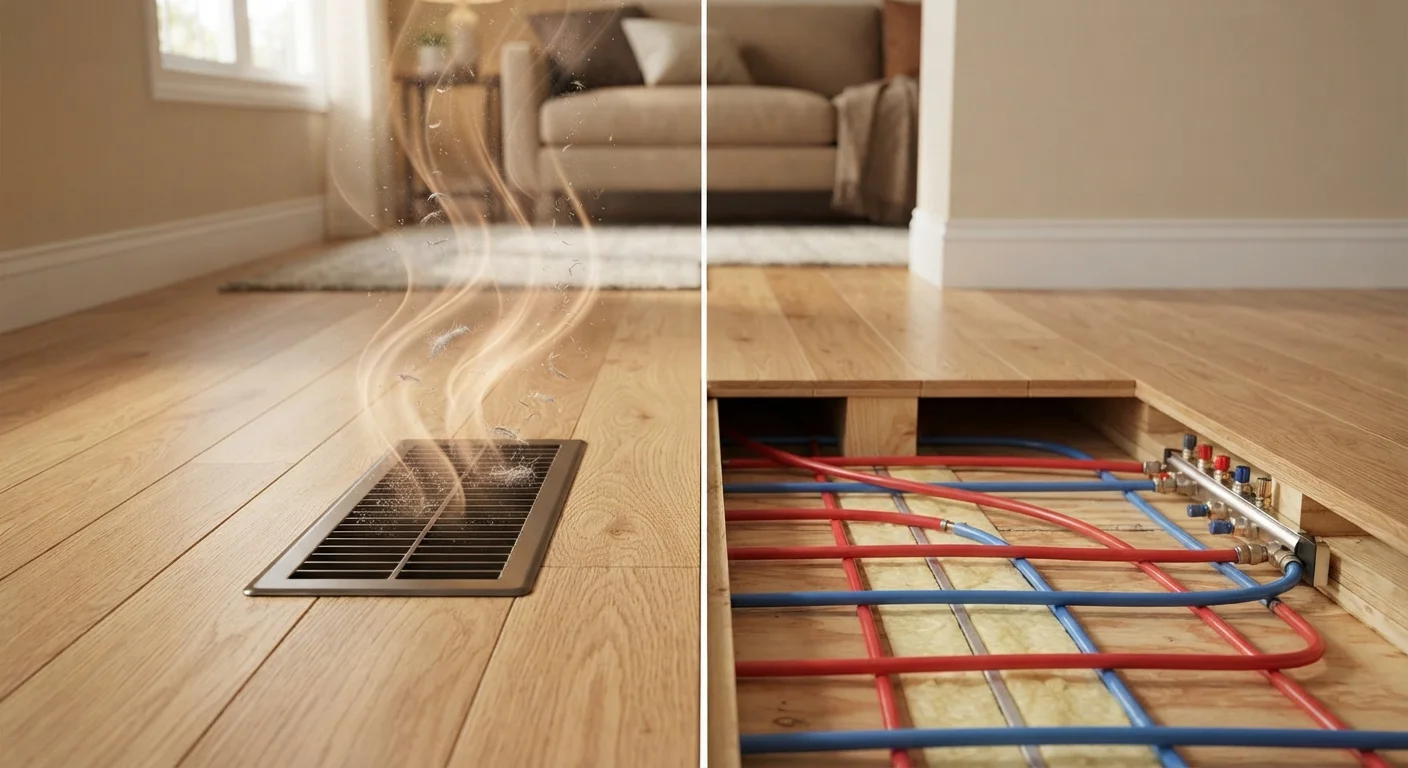 Forced Air vs. Radiant Heat: How Each System Affects Home Upkeep
