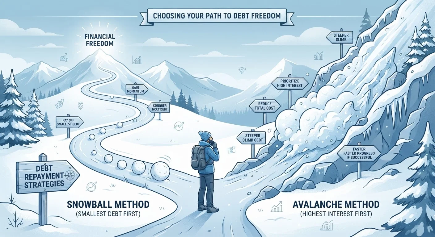 Snowball vs. Avalanche: Two Strategies for Paying Down Debt