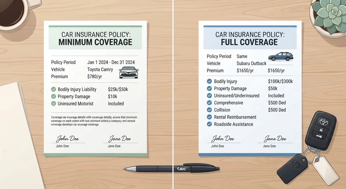 State Minimum vs. Full Coverage: Weighing the Trade-Offs
