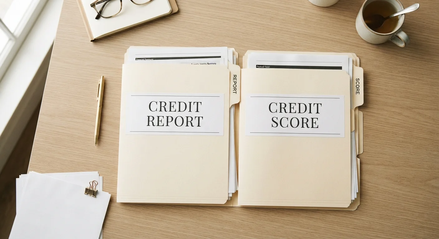 Your Credit Report vs. Your Credit Score: Two Different Things